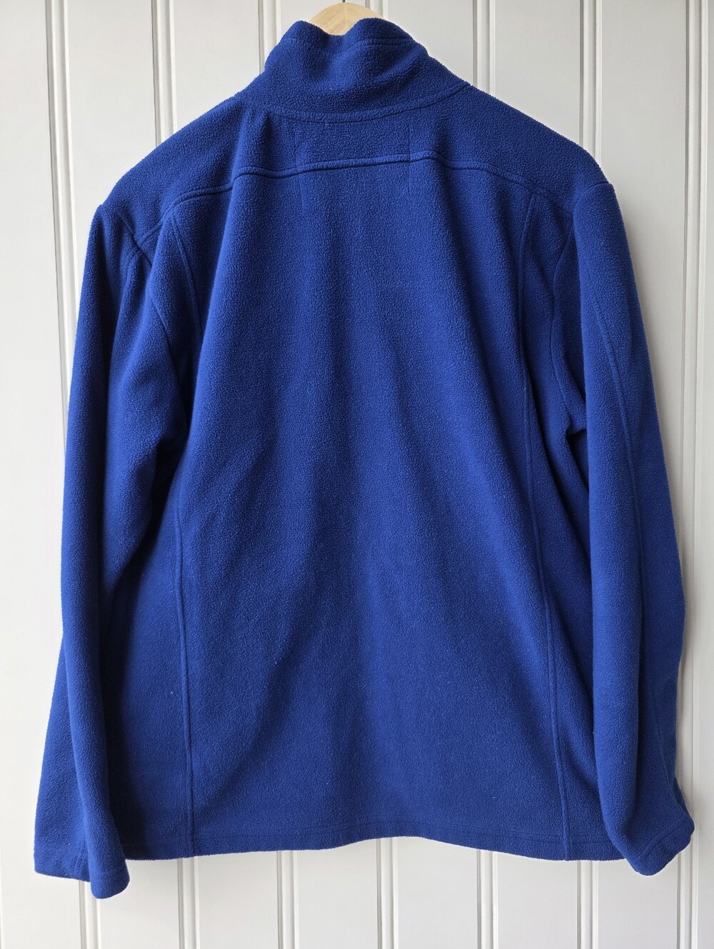 NHL Edmonton Oilers Blue Fleece Zip Up Jacket Sweater Medium - Picture 7 of 9
